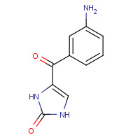 21472-32-2 4-(3-aminobenzoyl)-1,3-dihydroimidazol-2-one chemical structure