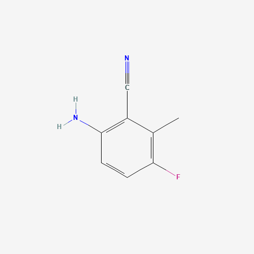 1309377-56-7 6-amino-3-fluoro-2-methylbenzonitrile chemical structure