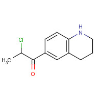 120254-05-9 2-chloro-1-(1,2,3,4-tetrahydroquinolin-6-yl)propan-1-one chemical structure