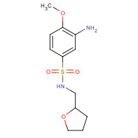 928821-20-9 3-amino-4-methoxy-N-(oxolan-2-ylmethyl)benzenesulfonamide chemical structure