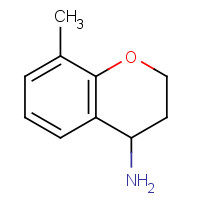 754958-74-2 8-methyl-3,4-dihydro-2H-chromen-4-amine chemical structure