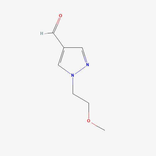 304693-70-7 1-(2-methoxyethyl)pyrazole-4-carbaldehyde chemical structure