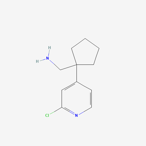 1195178-58-5 [1-(2-chloropyridin-4-yl)cyclopentyl]methanamine chemical structure