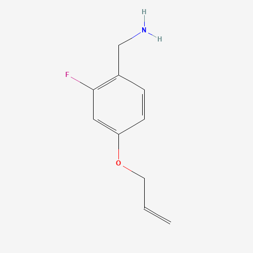 1233026-07-7 (2-fluoro-4-prop-2-enoxyphenyl)methanamine chemical structure