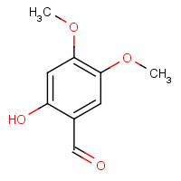 14382-91-3 2-hydroxy-4,5-dimethoxybenzaldehyde chemical structure