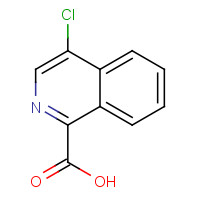 1179149-31-5 4-chloroisoquinoline-1-carboxylic acid chemical structure