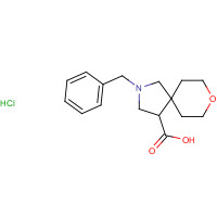 1227608-06-1 2-benzyl-8-oxa-2-azaspiro[4.5]decane-4-carboxylic acid;hydrochloride chemical structure