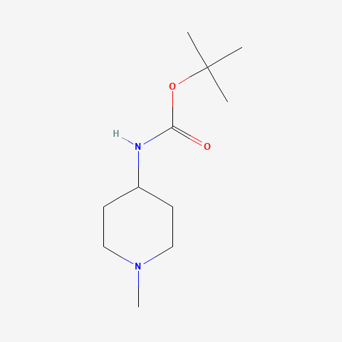607372-93-0 tert-butyl N-(1-methylpiperidin-4-yl)carbamate chemical structure