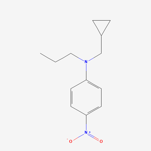 821777-14-4 N-(cyclopropylmethyl)-4-nitro-N-propylaniline chemical structure