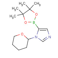 1029684-37-4 1-(oxan-2-yl)-5-(4,4,5,5-tetramethyl-1,3,2-dioxaborolan-2-yl)imidazole chemical structure