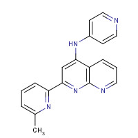 1330531-36-6 2-(6-methylpyridin-2-yl)-N-pyridin-4-yl-1,8-naphthyridin-4-amine chemical structure