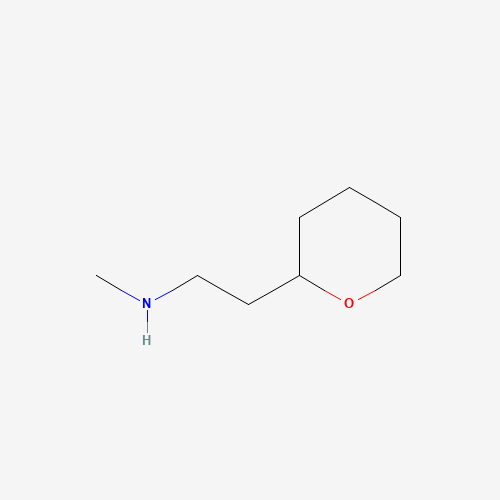 1177335-83-9 N-methyl-2-(oxan-2-yl)ethanamine chemical structure