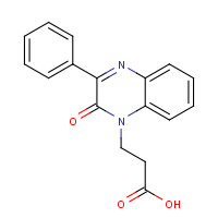 1086885-87-1 3-(2-oxo-3-phenylquinoxalin-1-yl)propanoic acid chemical structure