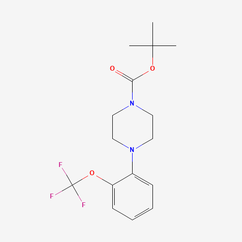 1121596-63-1 tert-butyl 4-[2-(trifluoromethoxy)phenyl]piperazine-1-carboxylate chemical structure