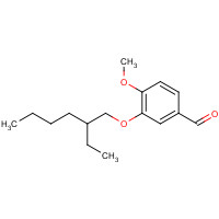 153285-70-2 3-(2-ethylhexoxy)-4-methoxybenzaldehyde chemical structure