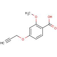 85607-70-1 2-methoxy-4-prop-2-ynoxybenzoic acid chemical structure