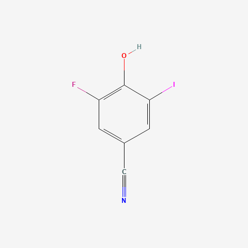173900-33-9 3-fluoro-4-hydroxy-5-iodobenzonitrile chemical structure