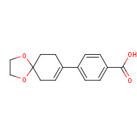 163260-71-7 4-(1,4-dioxaspiro[4.5]dec-7-en-8-yl)benzoic acid chemical structure