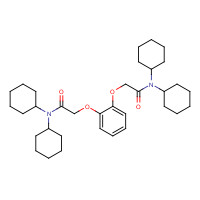 81686-22-8 N,N-dicyclohexyl-2-[2-[2-(dicyclohexylamino)-2-oxoethoxy]phenoxy]acetamide chemical structure