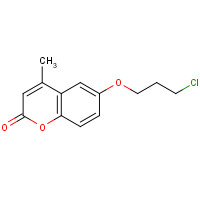 175135-91-8 6-(3-chloropropoxy)-4-methylchromen-2-one chemical structure