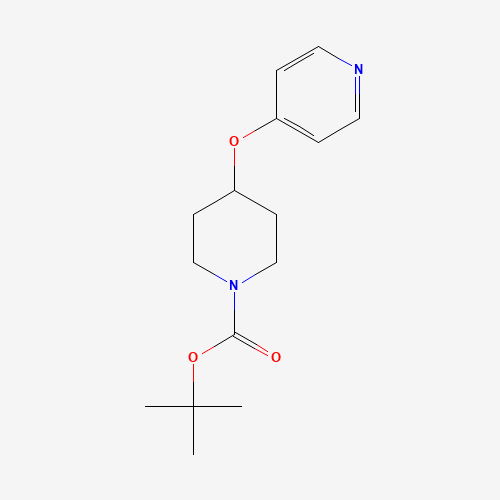 308386-35-8 tert-butyl 4-pyridin-4-yloxypiperidine-1-carboxylate chemical structure