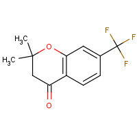 1042972-91-7 2,2-dimethyl-7-(trifluoromethyl)-3H-chromen-4-one chemical structure