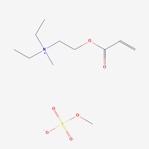 21810-39-9 diethyl-methyl-(2-prop-2-enoyloxyethyl)azanium;methyl sulfate chemical structure
