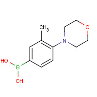 1426245-63-7 (3-methyl-4-morpholin-4-ylphenyl)boronic acid chemical structure