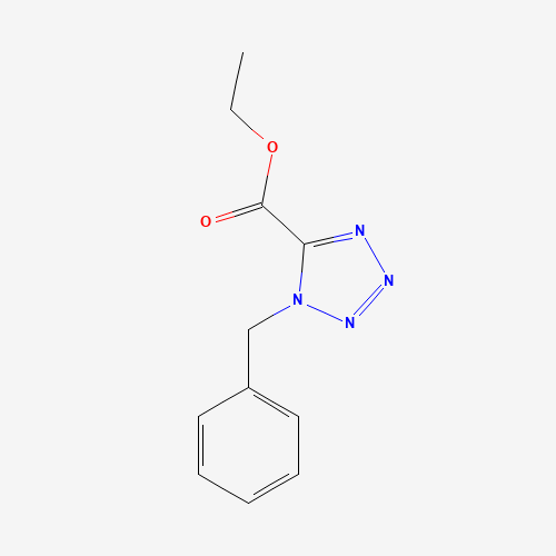 63005-71-0 ethyl 1-benzyltetrazole-5-carboxylate chemical structure