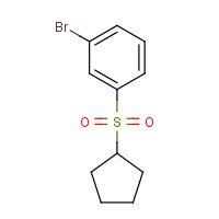 1335140-27-6 1-bromo-3-cyclopentylsulfonylbenzene chemical structure