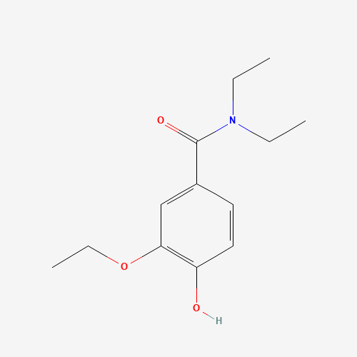 13898-68-5 3-ethoxy-N,N-diethyl-4-hydroxybenzamide chemical structure