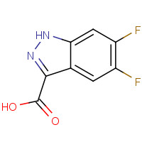 129295-33-6 5,6-difluoro-1H-indazole-3-carboxylic acid chemical structure