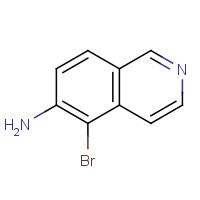 566943-98-4 5-bromoisoquinolin-6-amine chemical structure