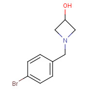 1054483-33-8 1-[(4-bromophenyl)methyl]azetidin-3-ol chemical structure