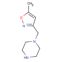 173850-51-6 5-methyl-3-(piperazin-1-ylmethyl)-1,2-oxazole chemical structure