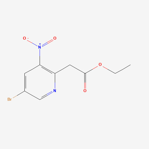 1211540-74-7 ethyl 2-(5-bromo-3-nitropyridin-2-yl)acetate chemical structure