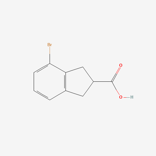 209224-95-3 4-bromo-2,3-dihydro-1H-indene-2-carboxylic acid chemical structure