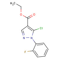 1245279-25-7 ethyl 5-chloro-1-(2-fluorophenyl)pyrazole-4-carboxylate chemical structure