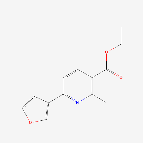 53913-04-5 ethyl 6-(furan-3-yl)-2-methylpyridine-3-carboxylate chemical structure