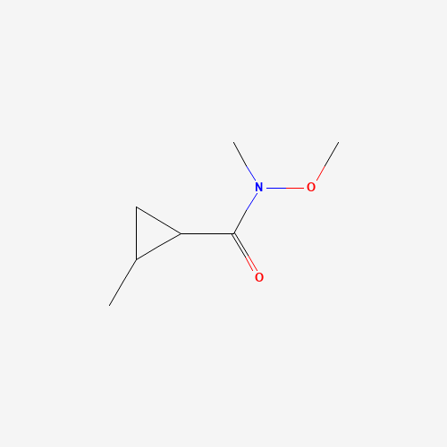192644-20-5 N-methoxy-N,2-dimethylcyclopropane-1-carboxamide chemical structure