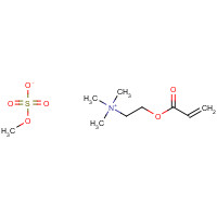 13106-44-0 methyl sulfate;trimethyl(2-prop-2-enoyloxyethyl)azanium chemical structure
