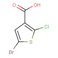 189330-38-9 5-bromo-2-chlorothiophene-3-carboxylic acid chemical structure