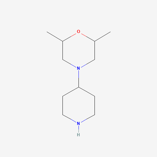 551923-15-0 2,6-dimethyl-4-piperidin-4-ylmorpholine chemical structure