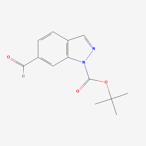 821767-62-8 tert-butyl 6-formylindazole-1-carboxylate chemical structure