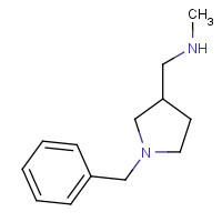 91189-05-8 1-(1-benzylpyrrolidin-3-yl)-N-methylmethanamine chemical structure