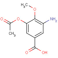 343957-06-2 3-acetyloxy-5-amino-4-methoxybenzoic acid chemical structure