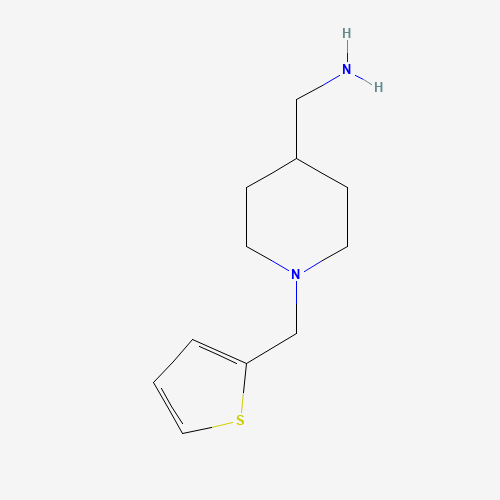 883541-34-2 [1-(thiophen-2-ylmethyl)piperidin-4-yl]methanamine chemical structure