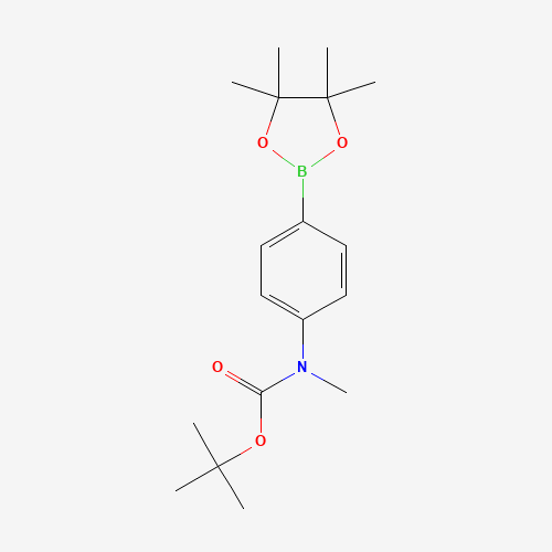 916587-44-5 tert-butyl N-methyl-N-[4-(4,4,5,5-tetramethyl-1,3,2-dioxaborolan-2-yl)phenyl]carbamate chemical structure