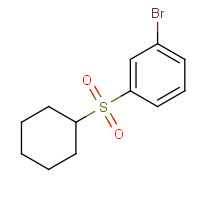 686351-07-5 1-bromo-3-cyclohexylsulfonylbenzene chemical structure