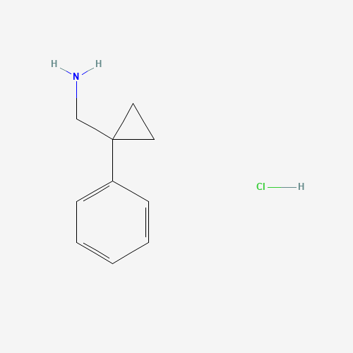 935-43-3 (1-phenylcyclopropyl)methanamine;hydrochloride chemical structure